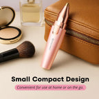 Eyebrow Facial Trimmer: 2 In1 Rechargeable Hair Removal