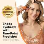 Eyebrow Facial Trimmer: 2 In1 Rechargeable Hair Removal