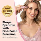 Eyebrow Facial Trimmer: 2 In1 Rechargeable Hair Removal