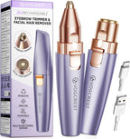 Eyebrow Facial Trimmer: 2 In1 Rechargeable Hair Removal