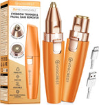 Eyebrow Facial Trimmer: 2 In1 Rechargeable Hair Removal