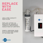 F-701r Under Sink Water Filter Tap Purifier (2 Pack)