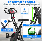 F-Bike Pro Folding Exercise Bike 331 Lbs Capacity