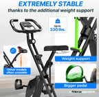 F-Bike Pro Folding Exercise Bike 331 Lbs Capacity