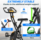 F-Bike Pro Folding Exercise Bike 331 Lbs Capacity