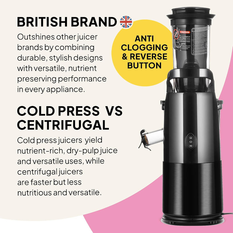 F1900 Cold Press Juicer 240W Slow 78MM Chute