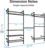 F3 Garment Rack Heavy Duty Clothes for Hanging