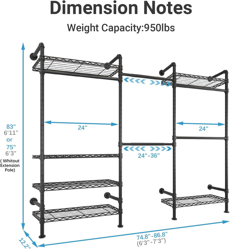 F3 Garment Rack Heavy Duty Clothes for Hanging