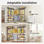 F3 Garment Rack Heavy Duty Clothes for Hanging