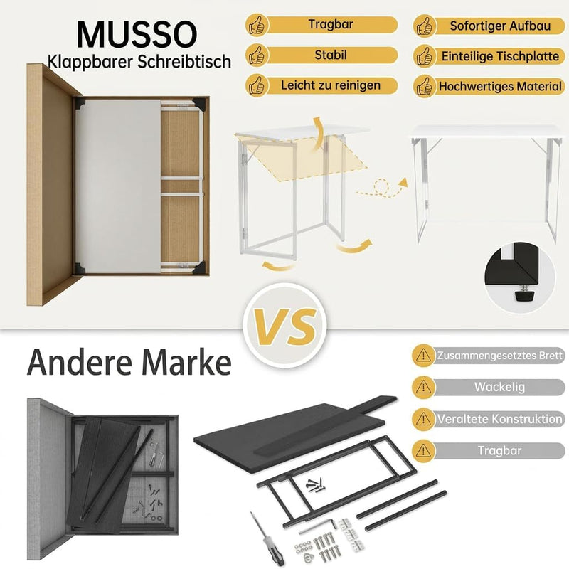 F5 80 X 40CM Folding Desk