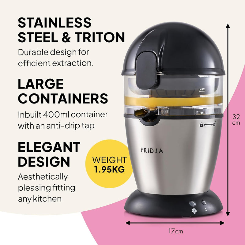 F900 Electric Juicer Automatic Citrus Press 50W 400ML