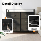Fabric Chest of Drawer with 7 Drawers Home