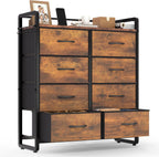 Fabric Chest of Drawer with 7 Drawers Home
