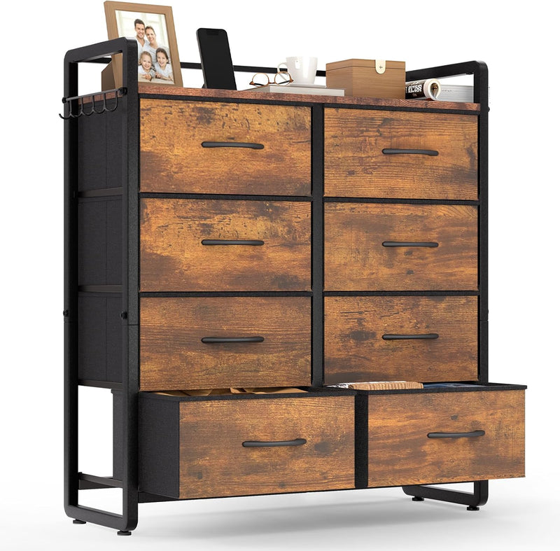Fabric Chest of Drawer with 7 Drawers Home