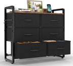 Fabric Chest of Drawer with 7 Drawers Home