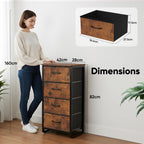 Fabric Chest of Drawer with 7 Drawers Home