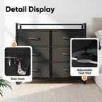 Fabric Chest of Drawer with 7 Drawers Home