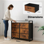 Fabric Chest of Drawer with 7 Drawers Home