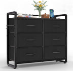 Fabric Chest of Drawer with 7 Drawers Home