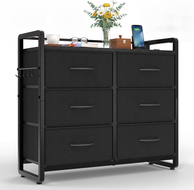 Fabric Chest of Drawer with 7 Drawers Home