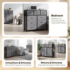 Fabric Chest of Drawer with 7 Drawers Home