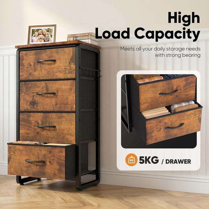 Fabric Chest of Drawer with 7 Drawers Home