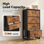 Fabric Chest of Drawer with 7 Drawers Home
