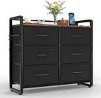 Fabric Chest of Drawer with 7 Drawers Home