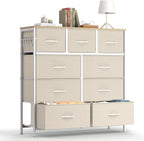 Fabric Chest of Drawer with 7 Drawers Home