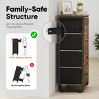 Fabric Chest of Drawer with 7 Drawers Home