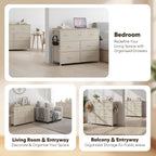 Fabric Chest of Drawer with 7 Drawers Home