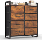 Fabric Chest of Drawer with 7 Drawers Home
