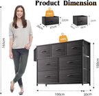 Fabric Chest of Drawers Canvas Storage Unit
