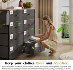 Fabric Chest of Drawers Canvas Storage Unit