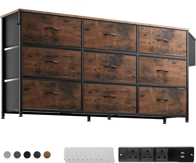 Fabric Chest of Drawers Canvas Storage Unit