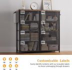 Fabric Chest of Drawers Canvas Storage Unit