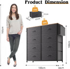 Fabric Chest of Drawers Canvas Storage Unit