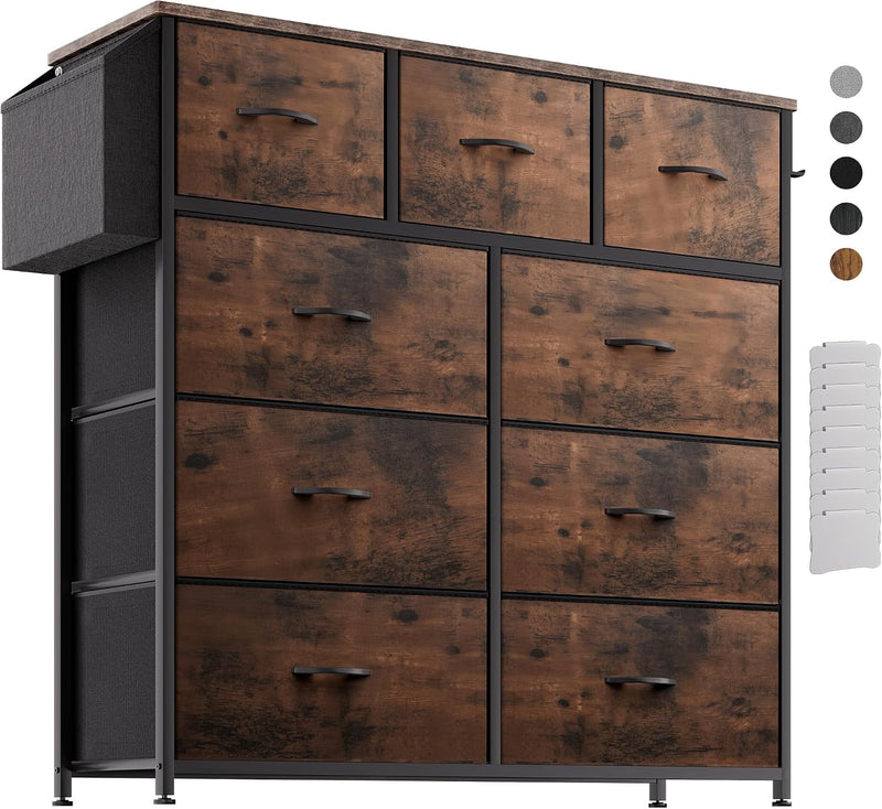 Fabric Chest of Drawers Canvas Storage Unit
