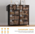 Fabric Chest of Drawers Canvas Storage Unit