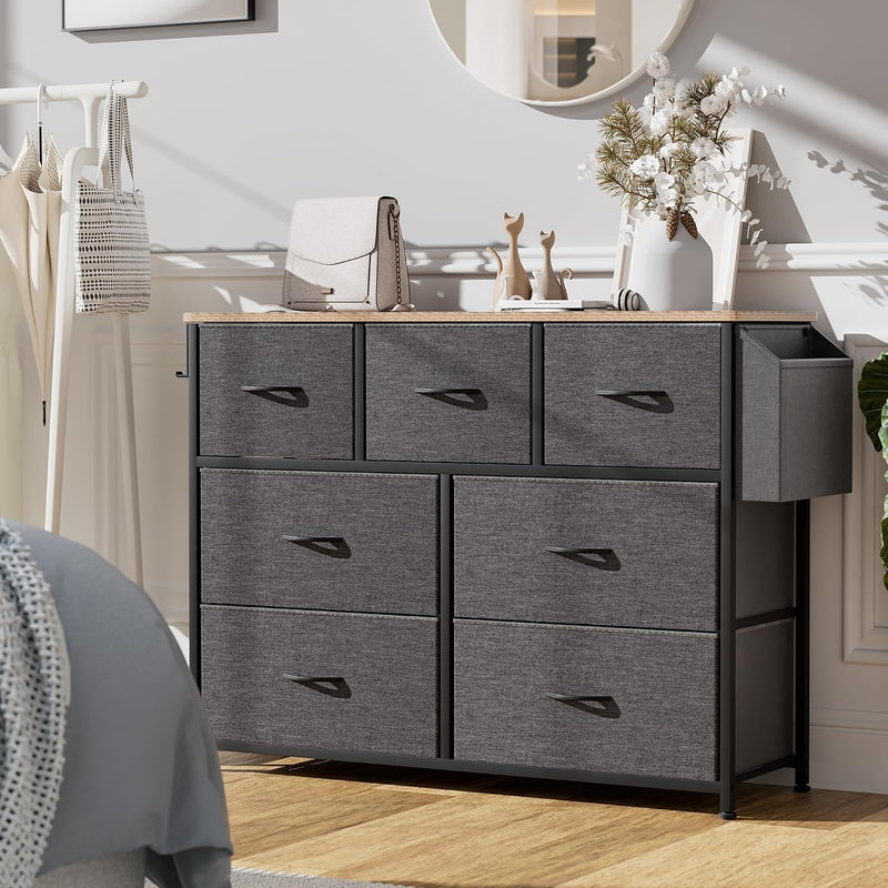 Fabric Chest of Drawers Canvas Storage Unit