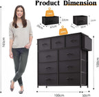 Fabric Chest of Drawers Large TV Stand