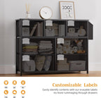 Fabric Chest of Drawers Large TV Stand