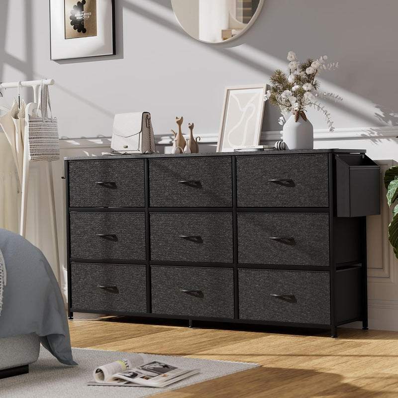Fabric Chest of Drawers Large TV Stand