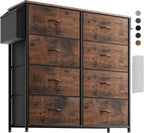 Fabric Chest of Drawers Large TV Stand