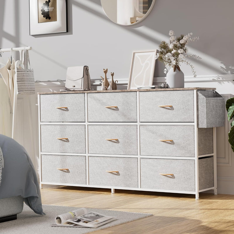 Fabric Chest of Drawers Large TV Stand