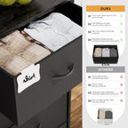 Fabric Chest of Drawers Large TV Stand