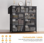 Fabric Chest of Drawers Large TV Stand