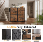 Fabric Chest of Drawers Large TV Stand