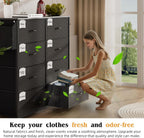 Fabric Chest of Drawers Large TV Stand