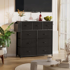Fabric Chest of Drawers Large TV Stand
